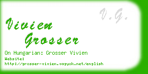 vivien grosser business card